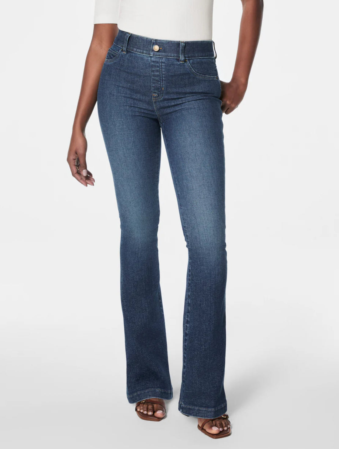 SPANXshape™ EveryWear Flare Jeans - Authentic Blue
