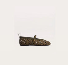rag & bone Spire Woven Mary Janes - Loden Woven