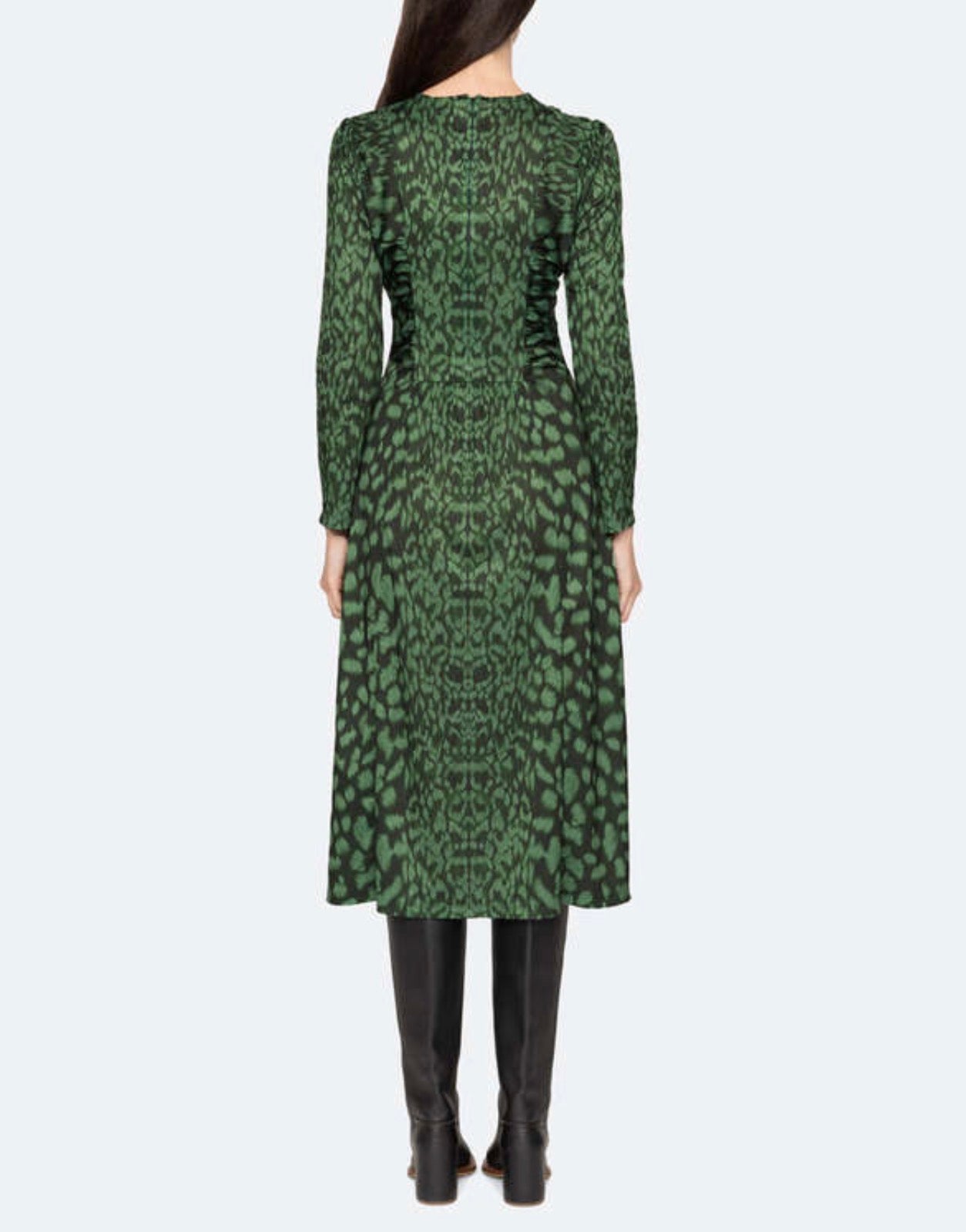 Sea New York Claude Long Sleeve Dress - Green