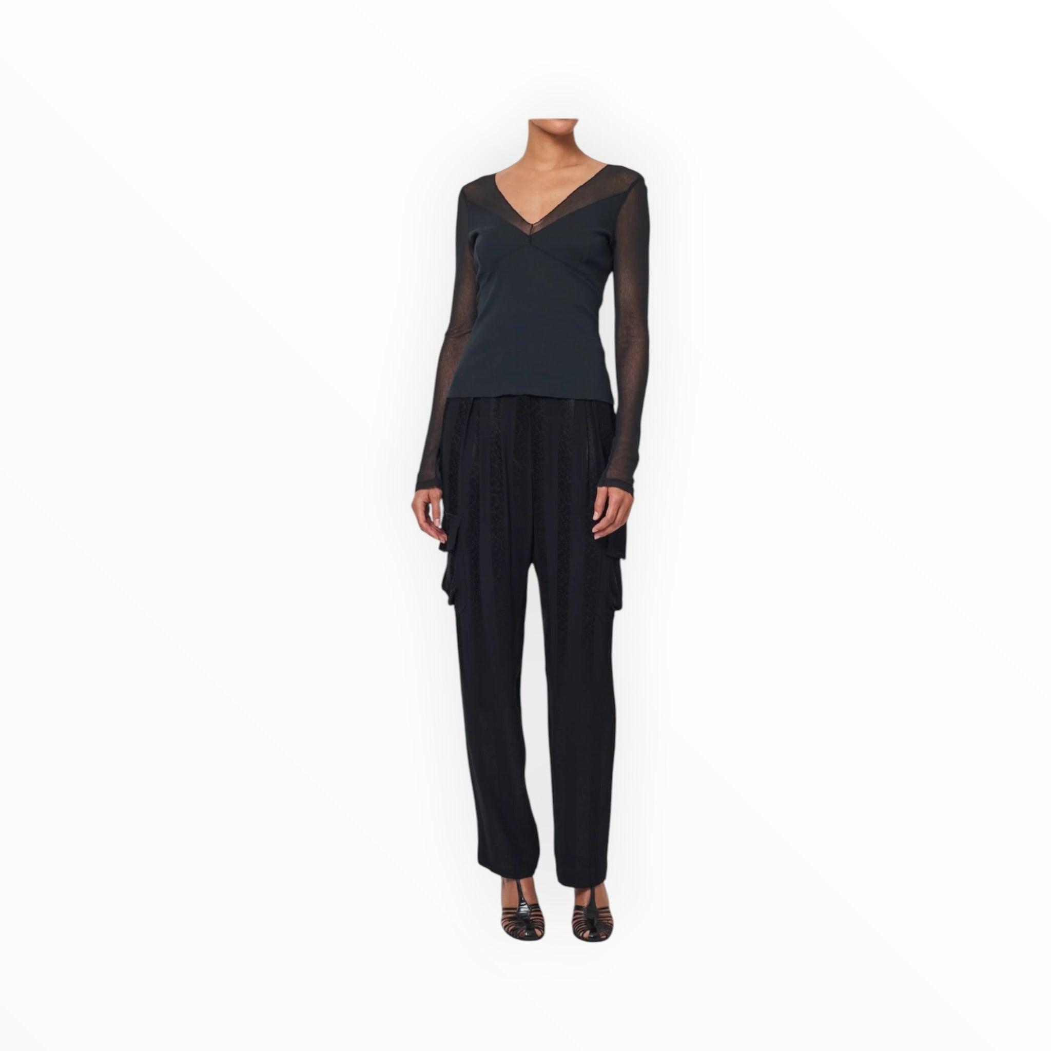 Raquel Allegra Poppy Top - Black