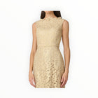 Shoshanna Midnight Reese Dress - Gold