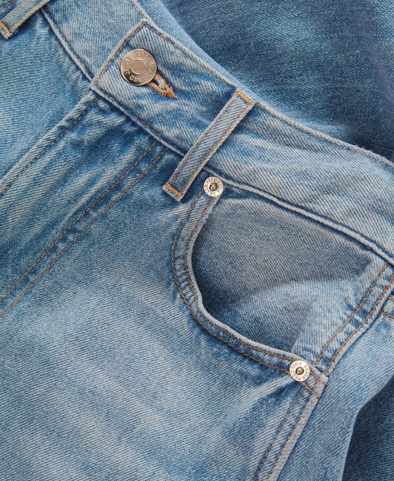 Veronica Beard Kasey Wide-Leg Jean - Dusted Glare