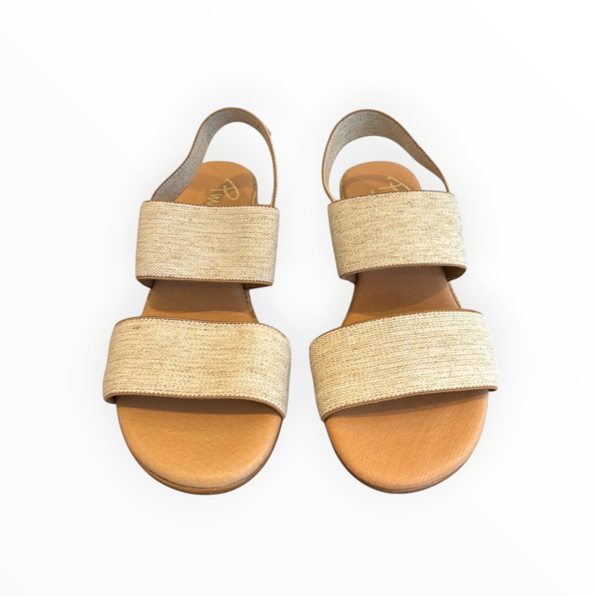Pinaz Elastic Strap Espadrille - Natural