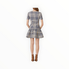 Shoshanna Eleanor Dress - Celeste Blue/Ivory