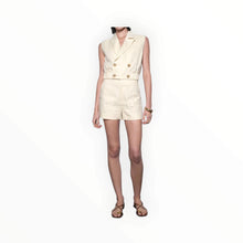 Greylin Haisley Linen Shorts - Stone