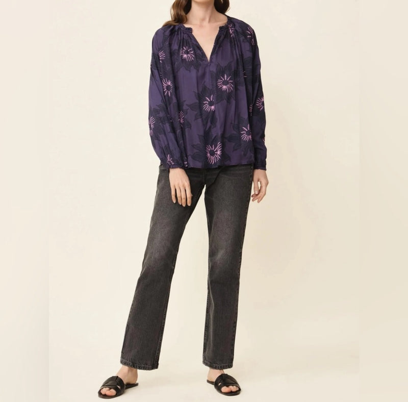 Omika Irma Blouse - Mara Midnight