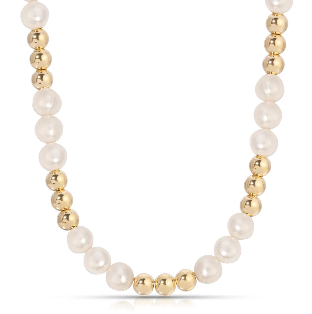 eklexic Petra Pearl & Bead Necklace