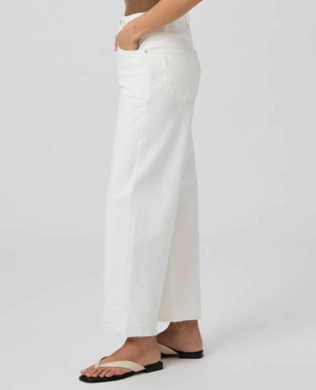 Paige Arellia Ankle - Tonal Ecru