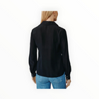 Bella Dahl Ruffle Front Shirt - Black
