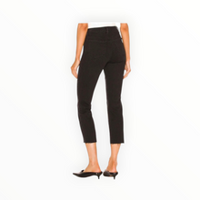 L'Agence Sada High-Rise Cropped Slim Jean - Washed Black
