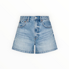 Pistola Saige High Rise A-Line Shorts - French Riviera