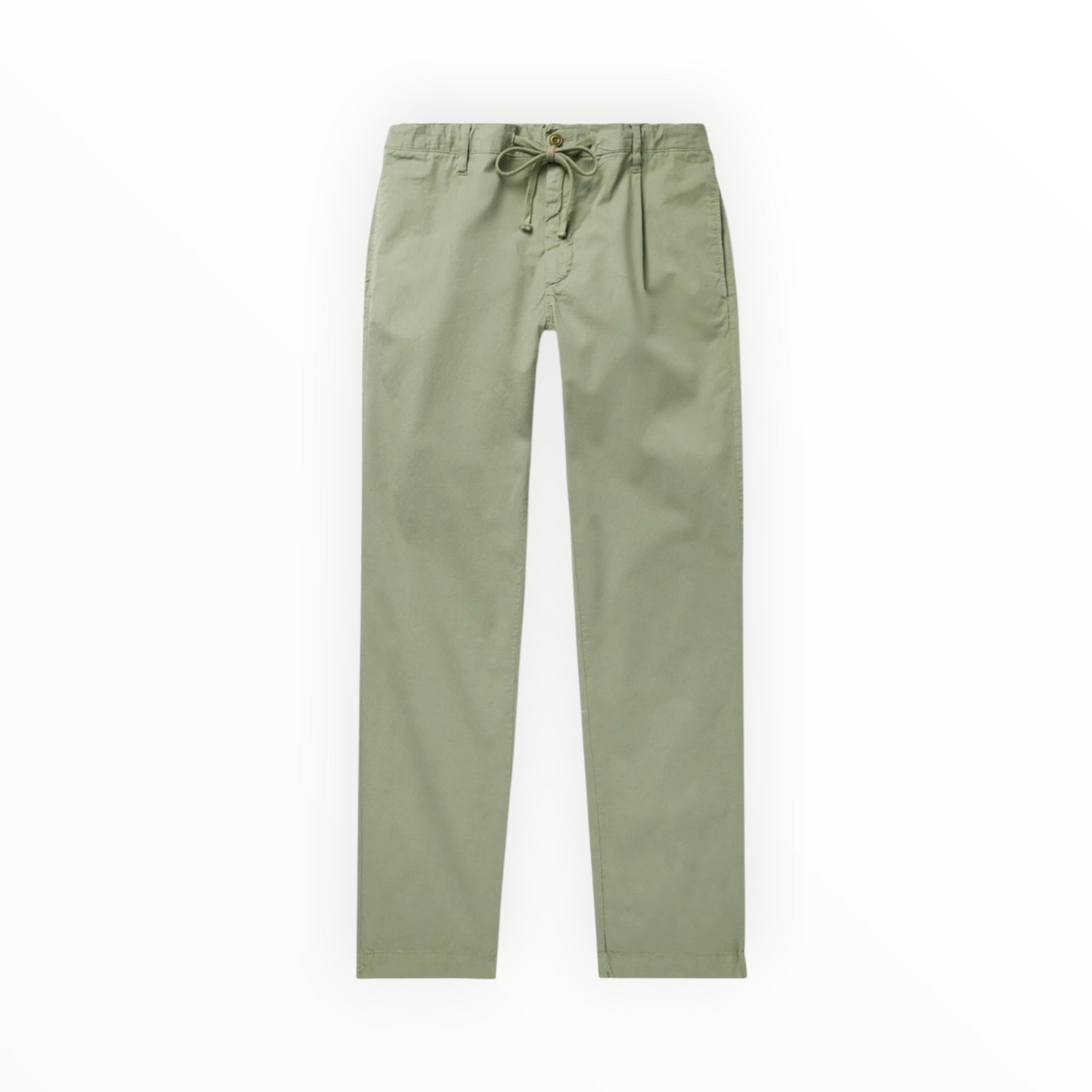 Hartford Tanker Drawstring Trousers - Army Green