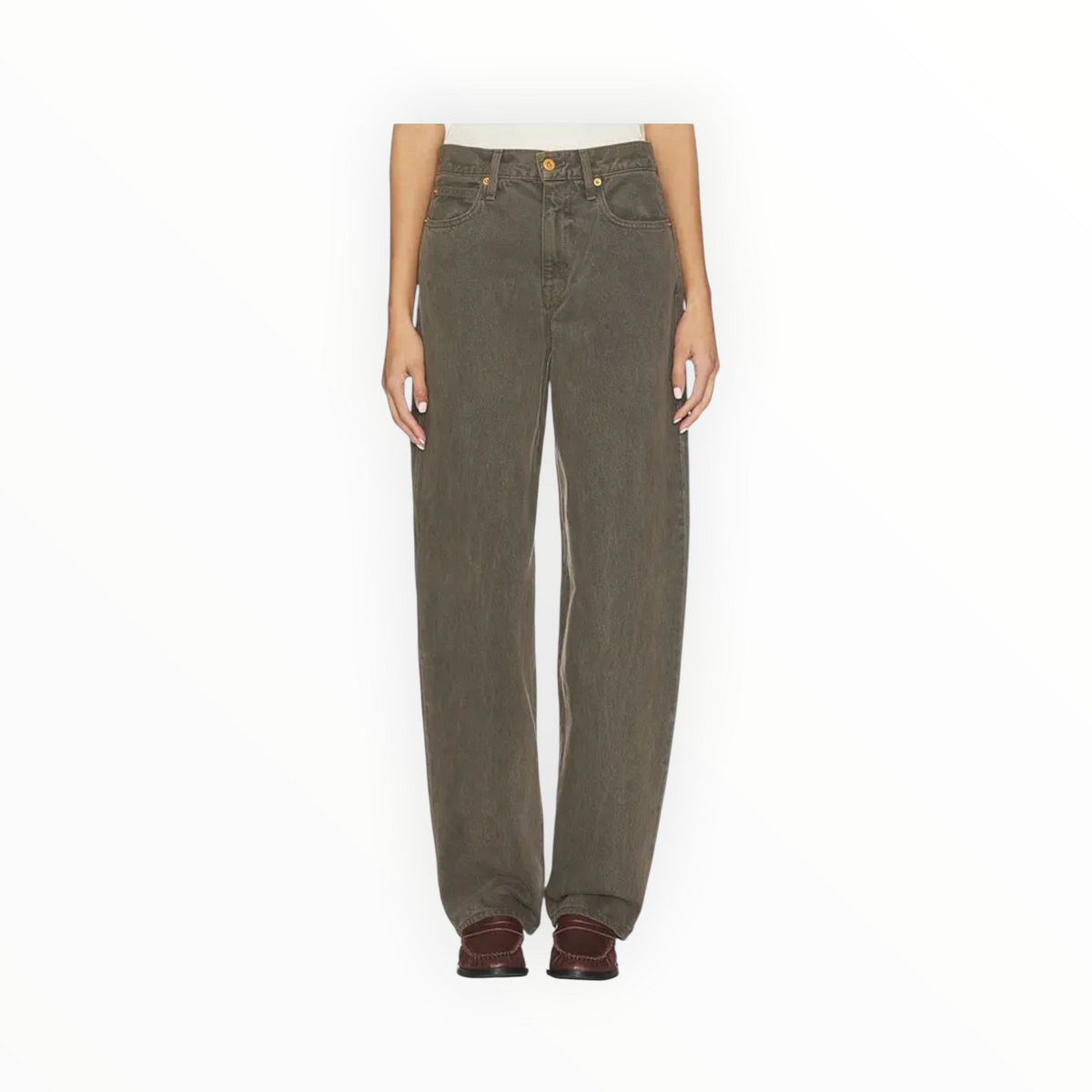SLVRLAKE Ella Relaxed Curved Jean - Keystone Mountain