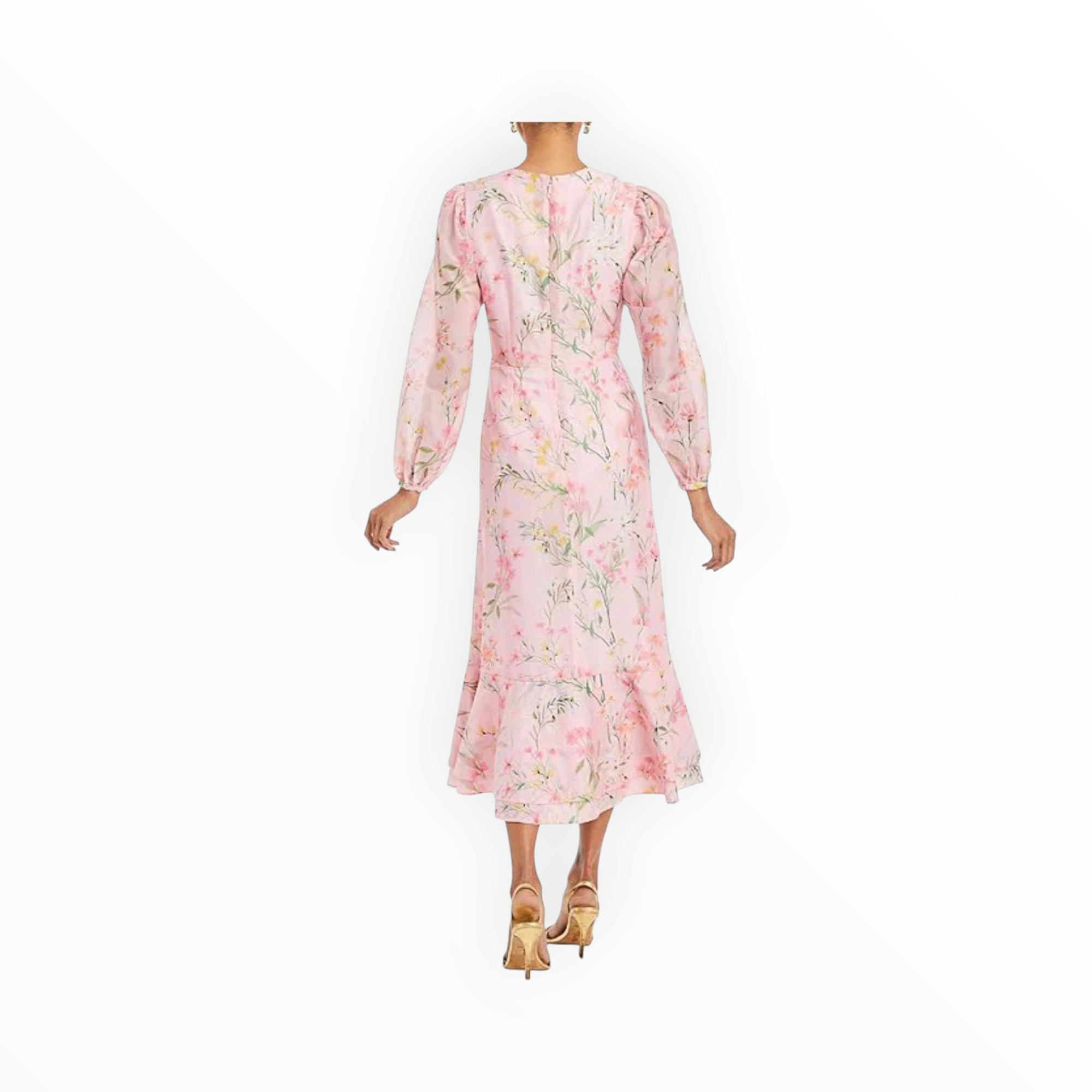Mestiza Ophelia Midi Dress - Rose Vines