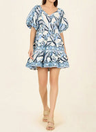 Omika Ila Mini Dress - Neela Sea