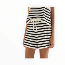 Nude Lucy Marika Knit Short - Walnut Stripe