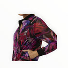 Joseph Ribkoff Artistic Zip Up Palm Jacket