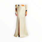 Nanushka Harlow Crinkled-Satin Skirt - Green Tea