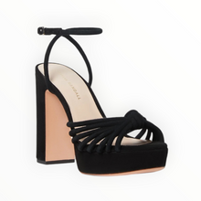 Loeffler Randall Rivka Suede Platform Sandal  - Black