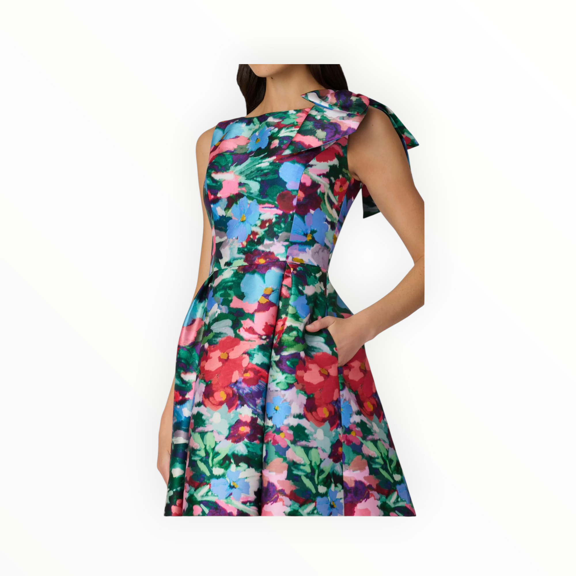 Shoshanna Midnight Eleanor Dress - Navy Multi