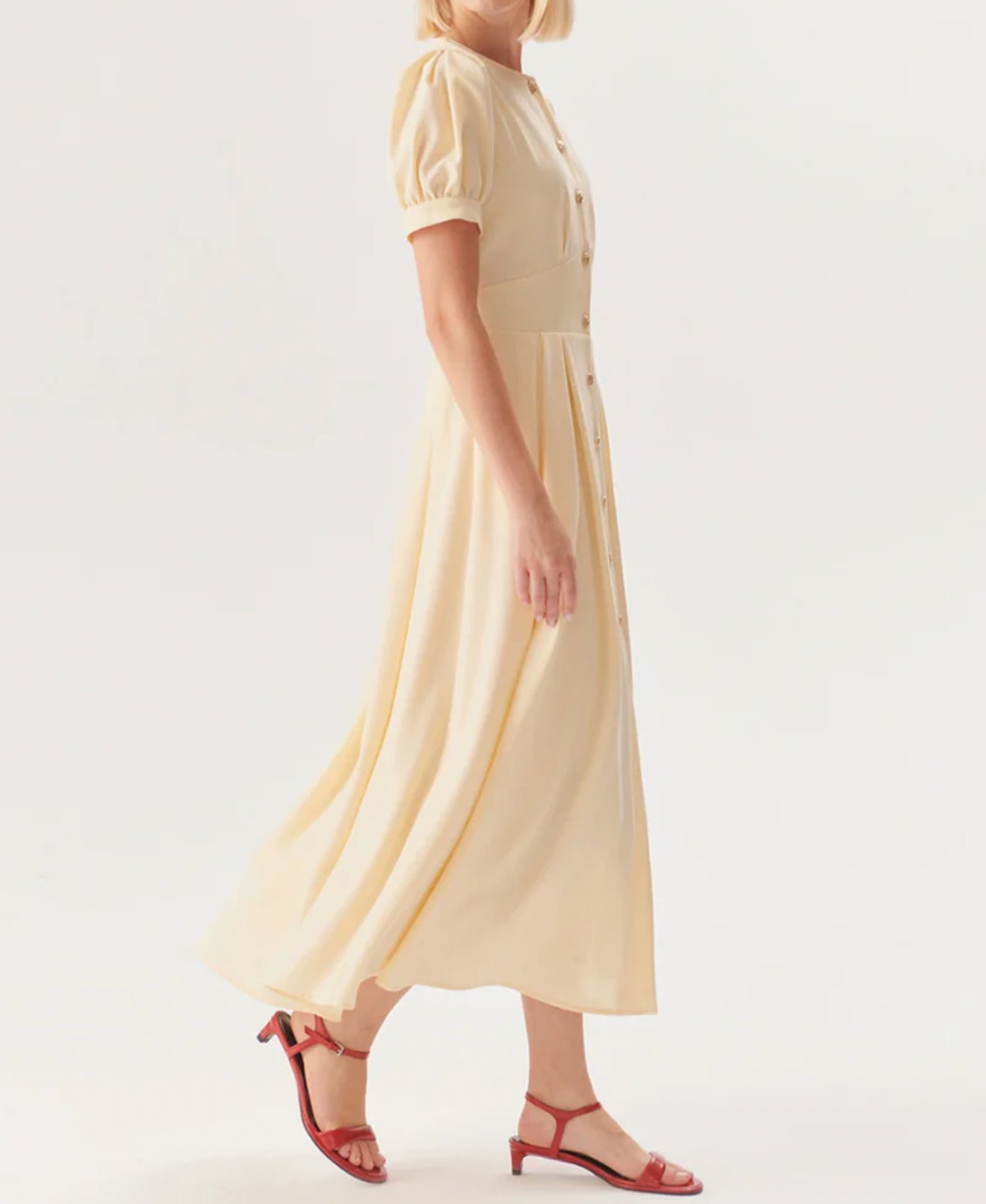 Exquise Cecilia Dress - Buttermilk Cream