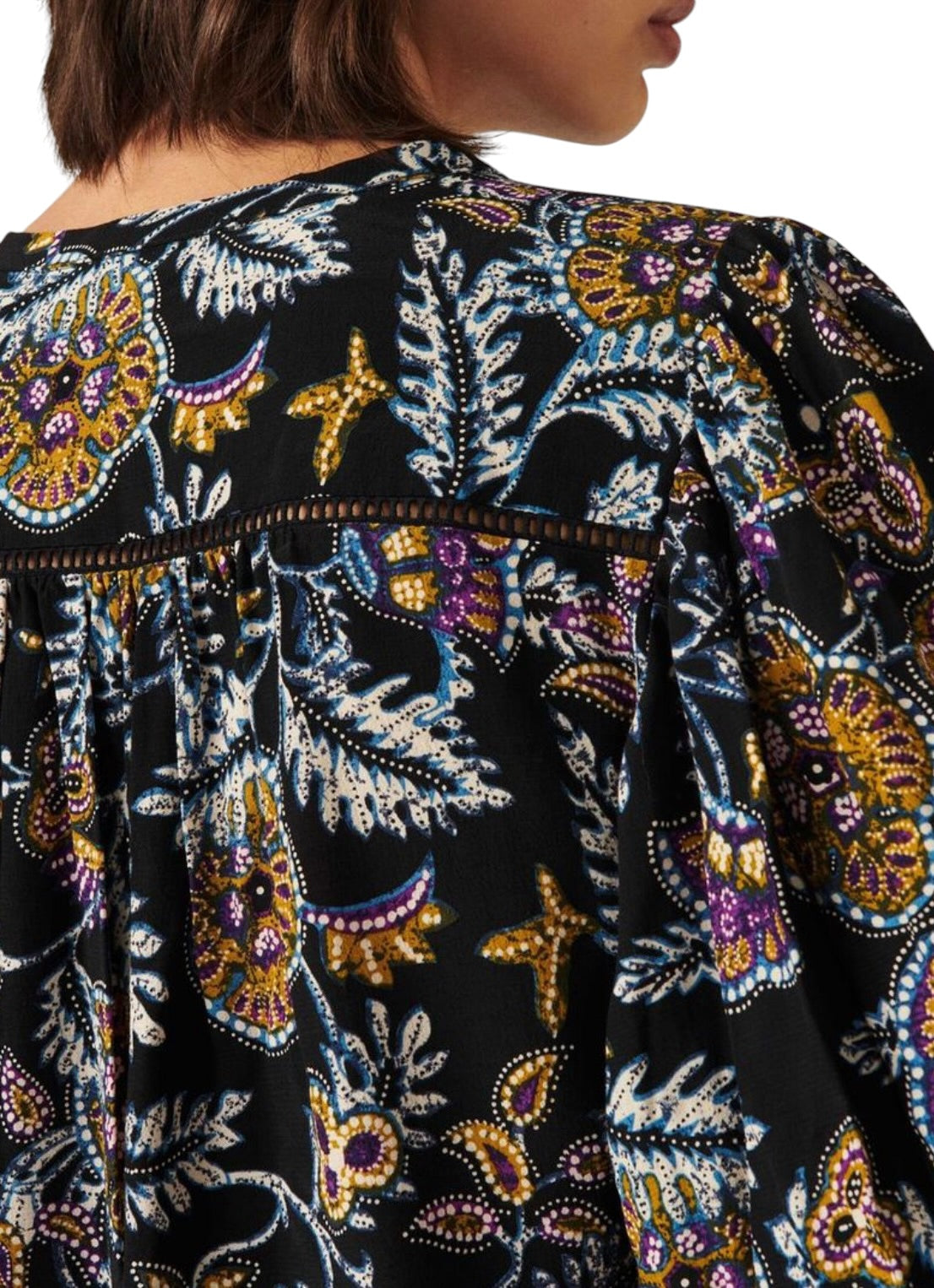 ba&sh Valska Shirt - Noir Paisley