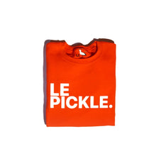 LE SURF CLUB Le Pickle Iconic Crew Sweatshirt - Orange/White