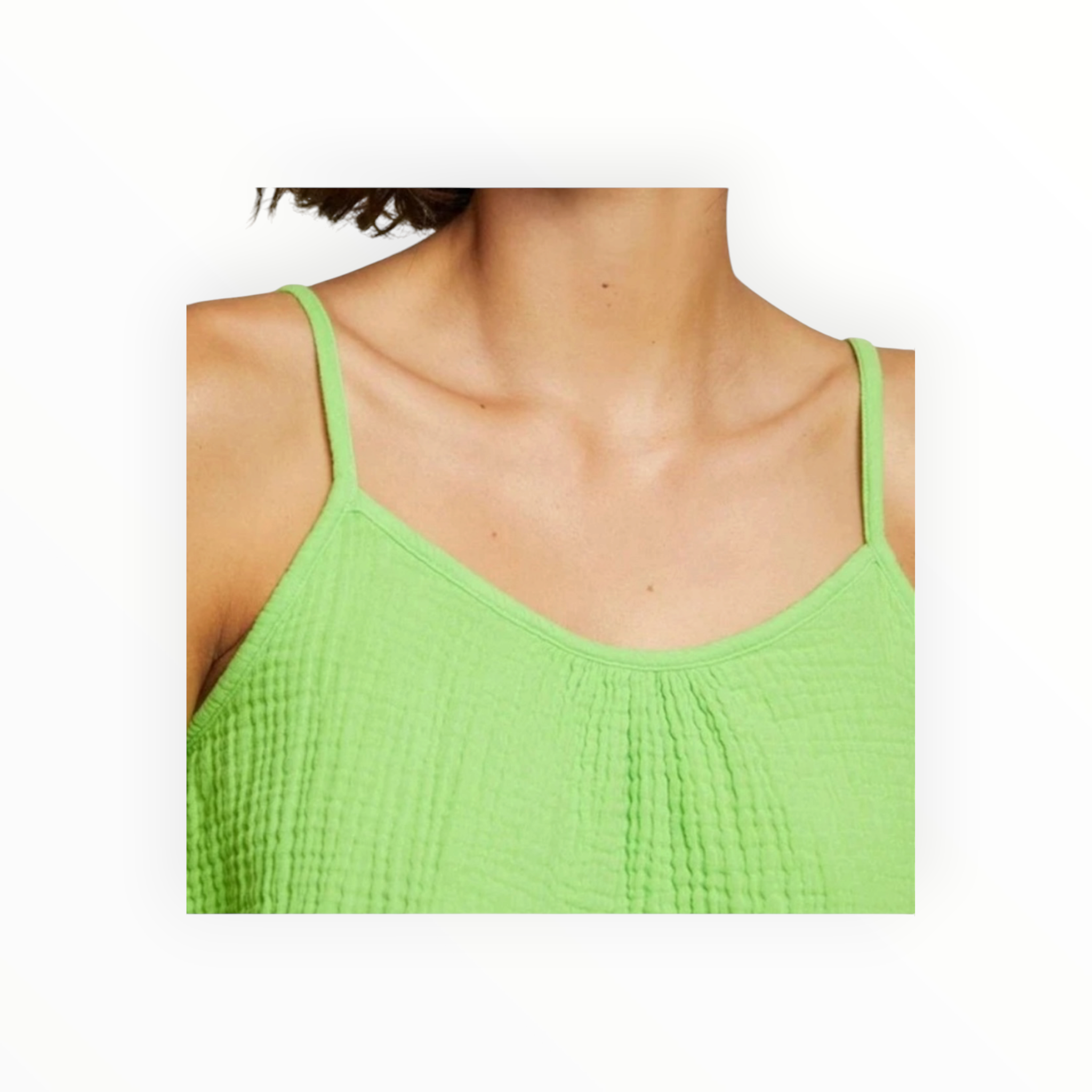 Nation Ltd Millie Swing Cami - Acid Green