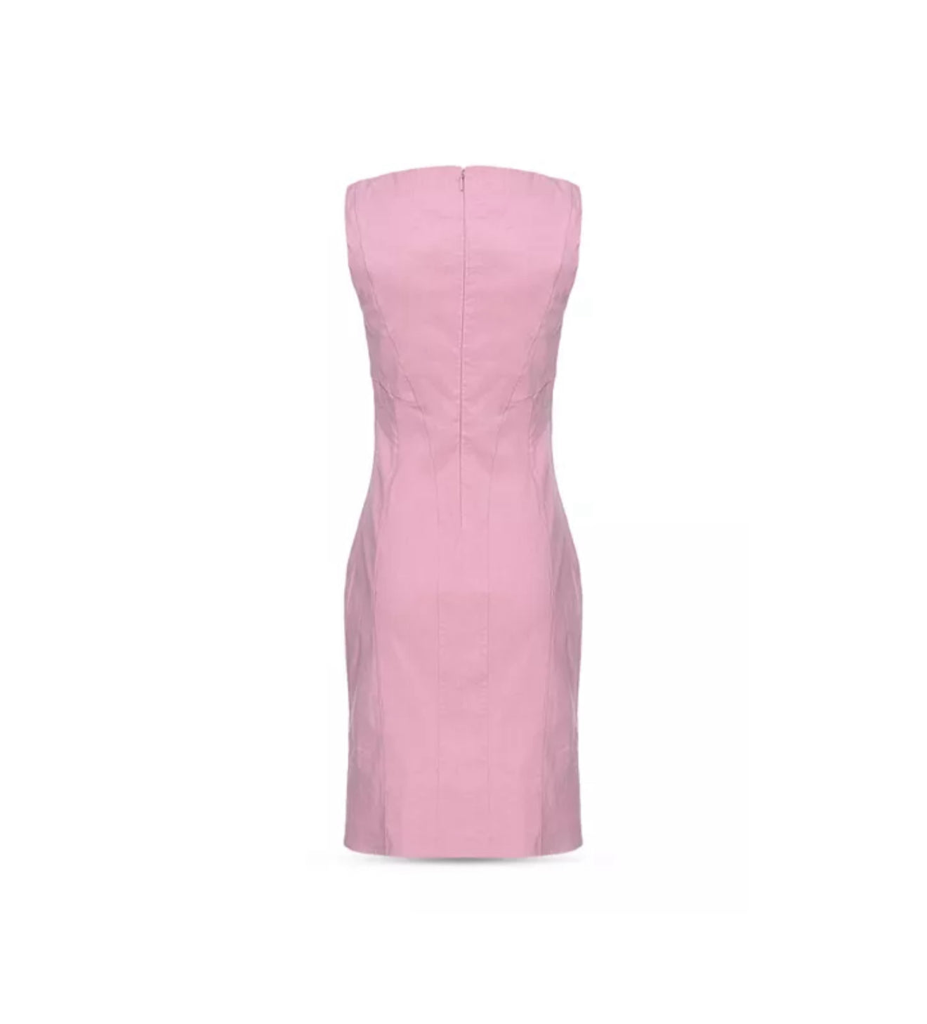 PINKO Alfeo Linen Dress - Pink
