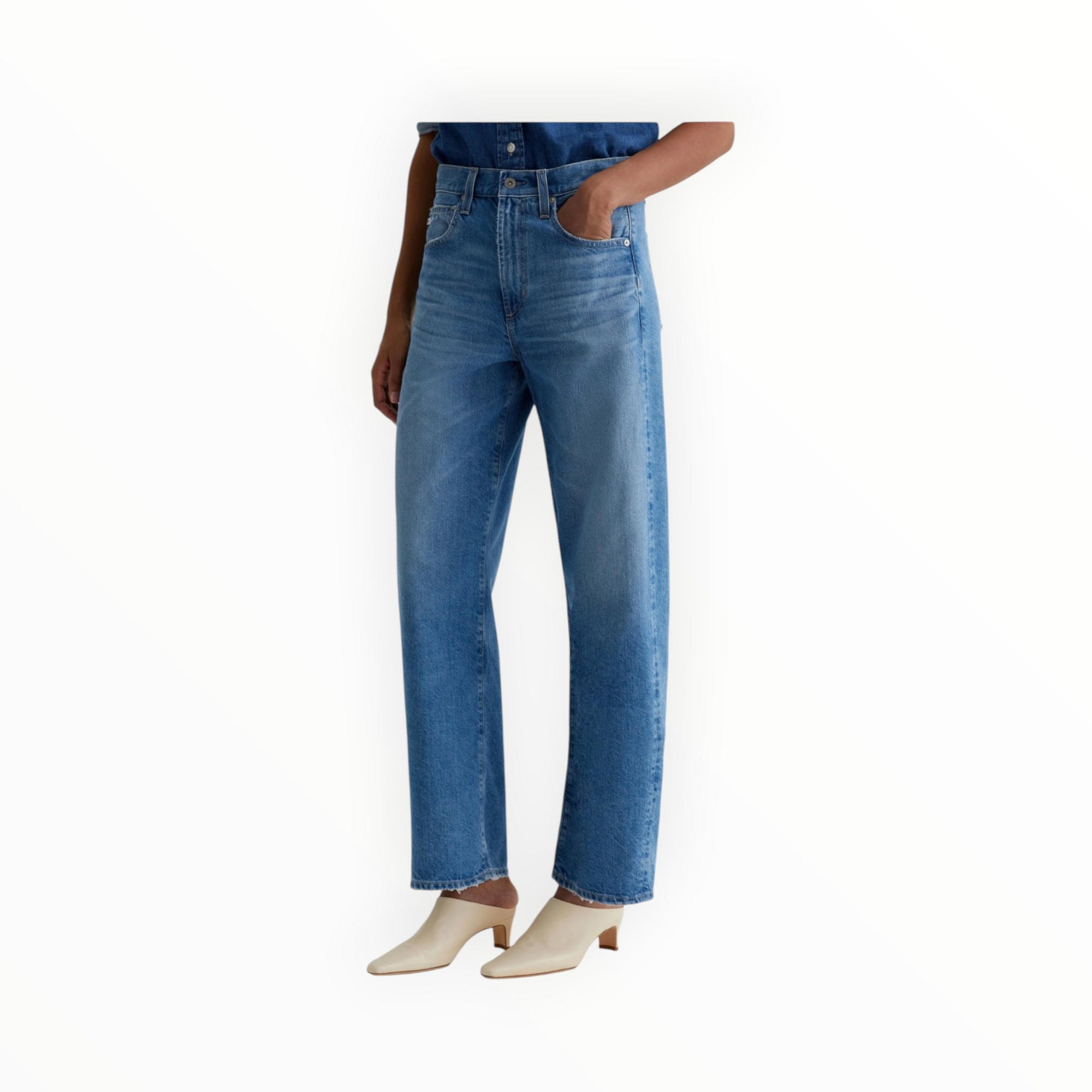 AG Jeans Hattie High-Rise Barrel - Flashback