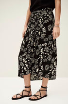 ba&sh Annie Flowing Midi Skirt - Black