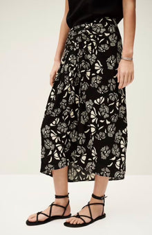 ba&sh Annie Flowing Midi Skirt - Black