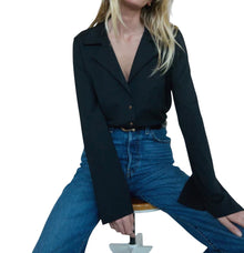 Nation Ltd Cassidy Button Up Shirt - Jet Black
