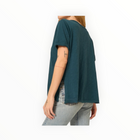Project Social Tee Knock Out V Neck Tee - Oceanic Teal