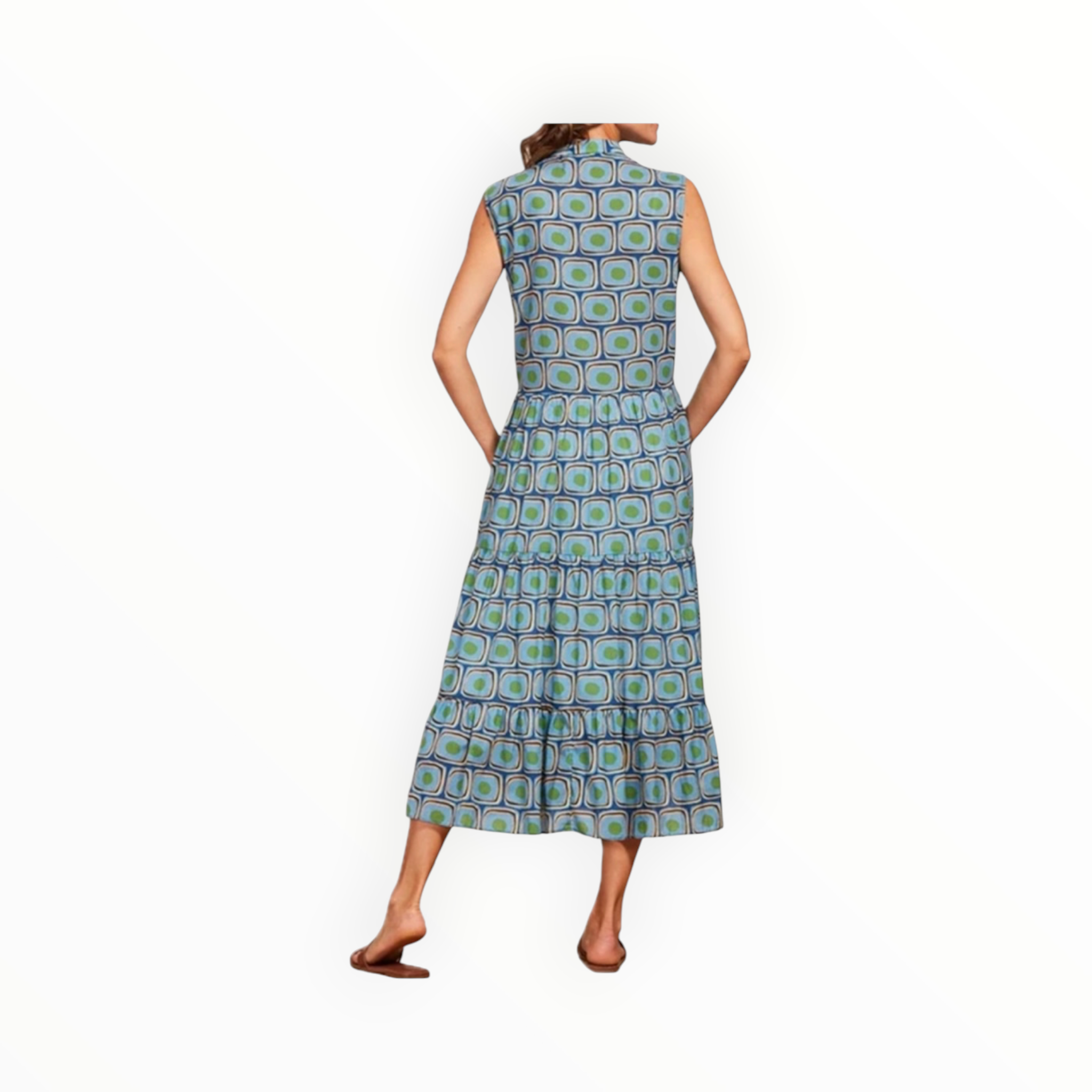0039 Italy Mila Graphic Print Dress