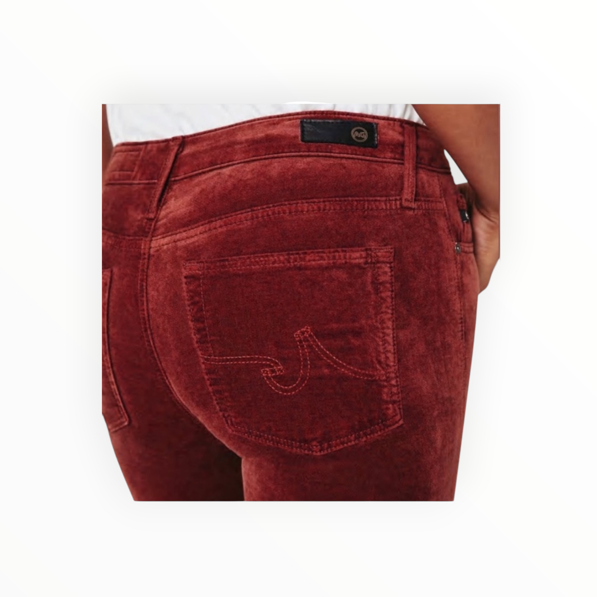 AG Jeans Farrah Skinny - Dark Sangria