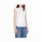 rag & bone The Jersey Banded Top - White