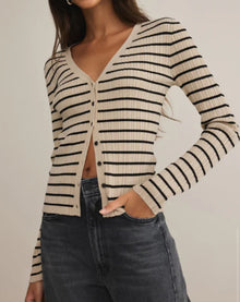 Z Supply Jordana Stripe Sweater - Sandshell