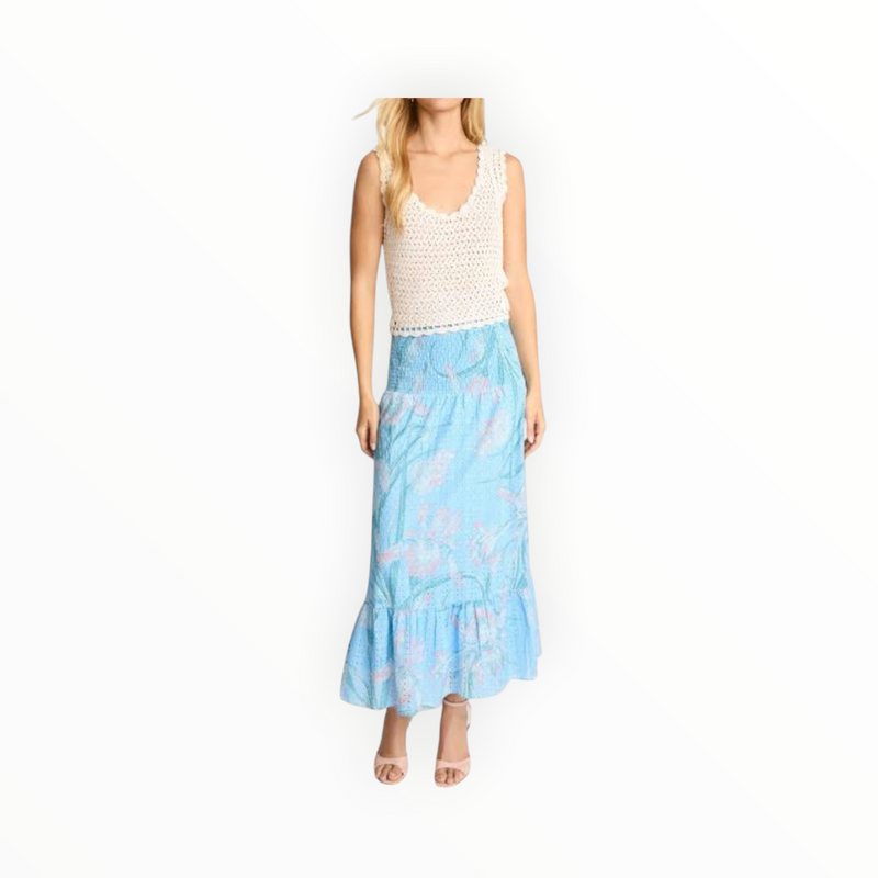 Caballero Chablis Skirt - Blue Ink & Bloom