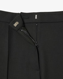 Lacoste High Waist Flared Dress Pants - Black