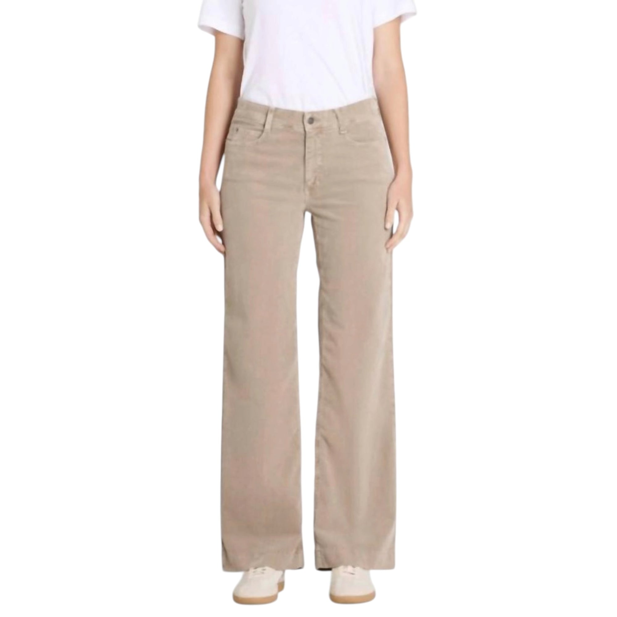 MAC Wide Corduroy Jeans - Windspray Beige