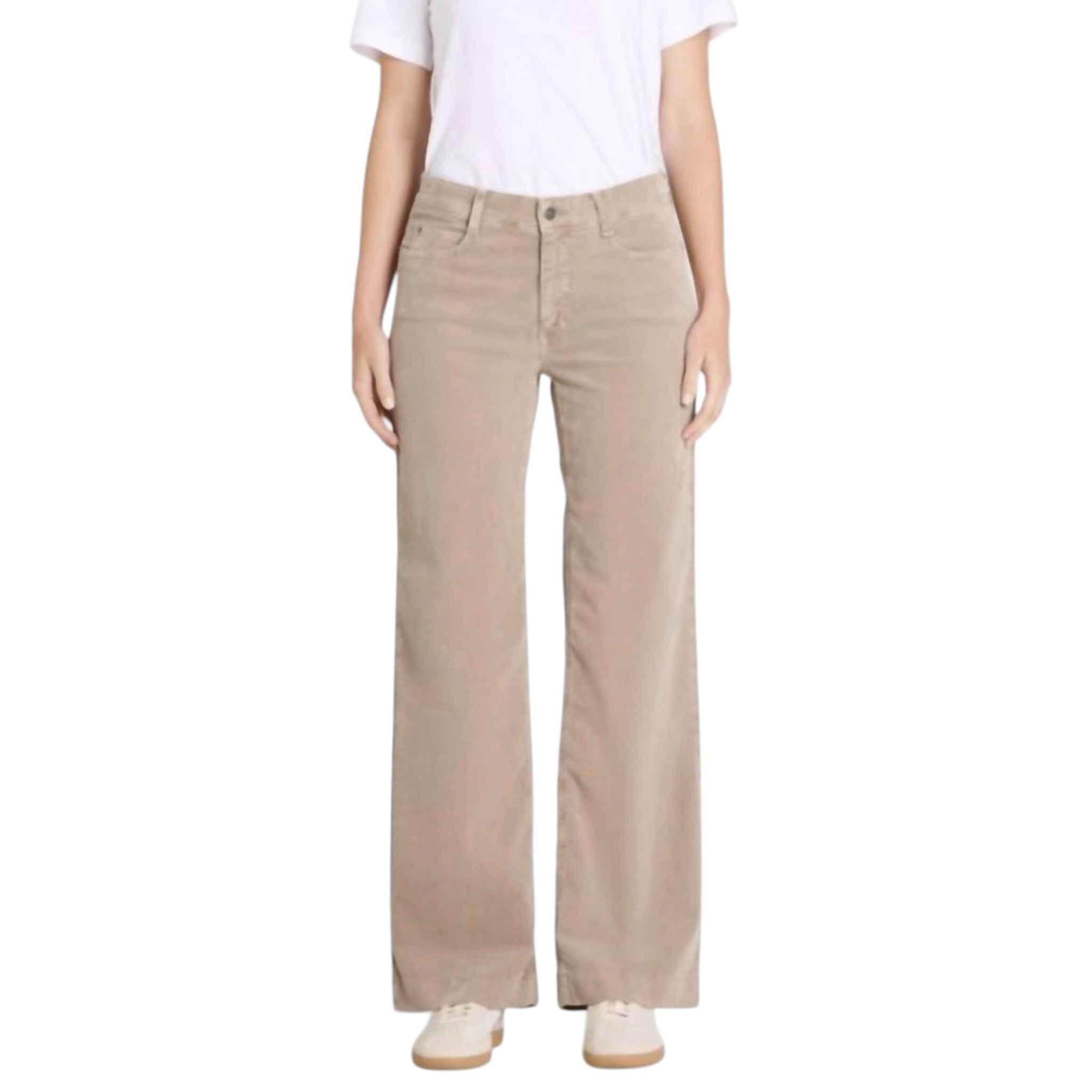 MAC Wide Corduroy Jeans - Windspray Beige