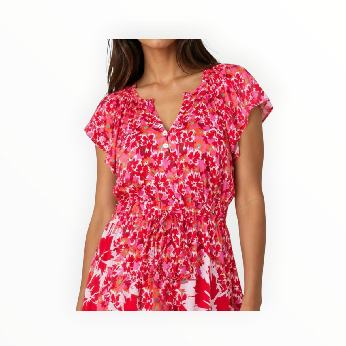 Omika Cora Midi Dress - Tara Sangria