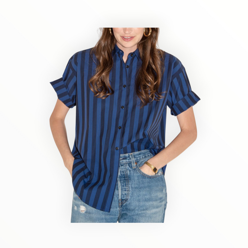 Heather Harlan Awning Stripe Shirt
