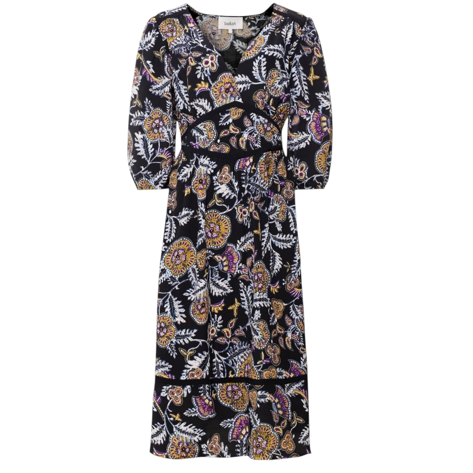 ba&sh Vienne Dress - Noir Paisley