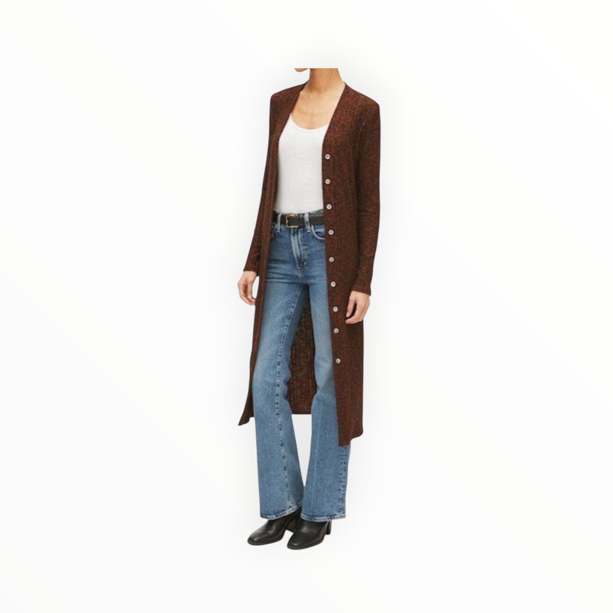 Michael Stars Isa Cardigan Dress - Rustique