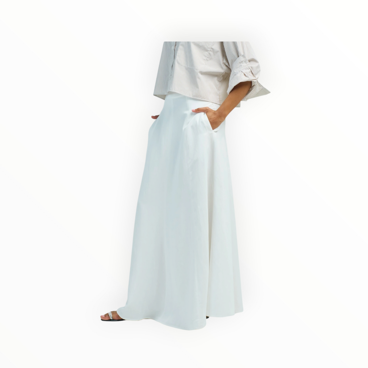 TWP Kennedy Skirt - White