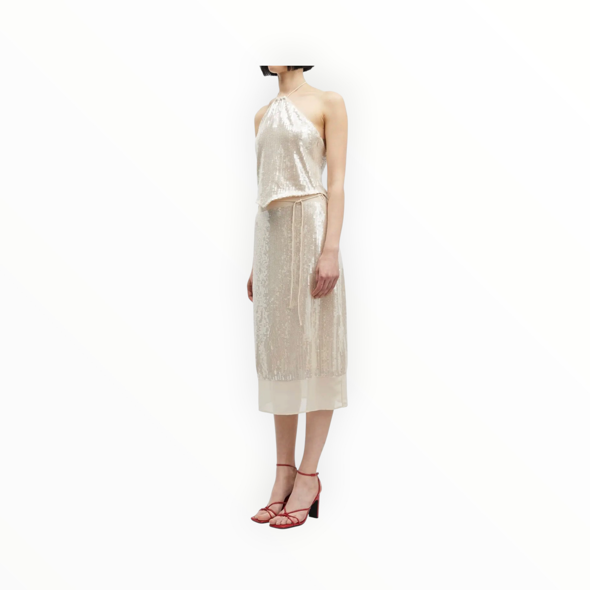 Samsøe Samsøe Salike Skirt - Clear Cream