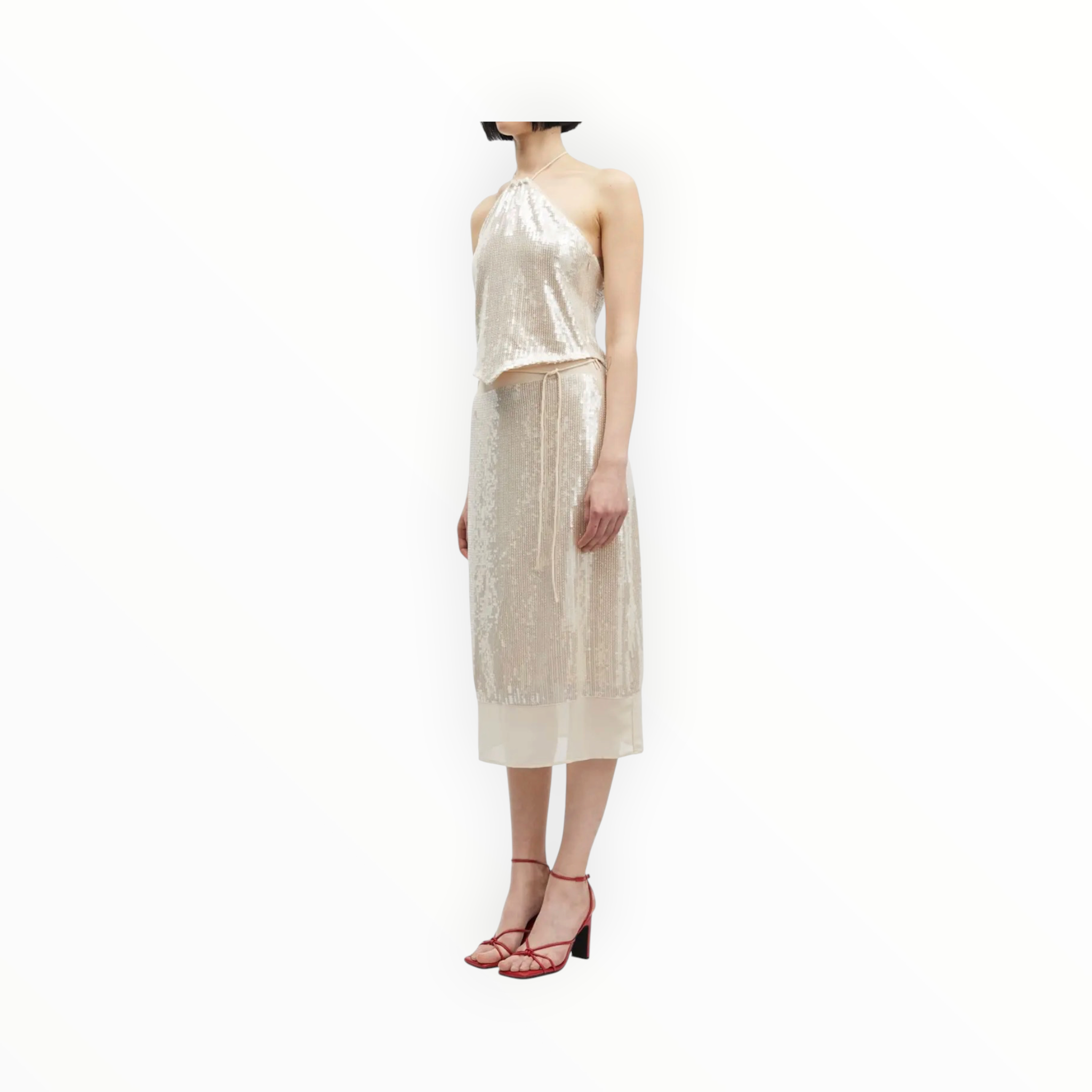 Samsøe Samsøe Salike Skirt - Clear Cream