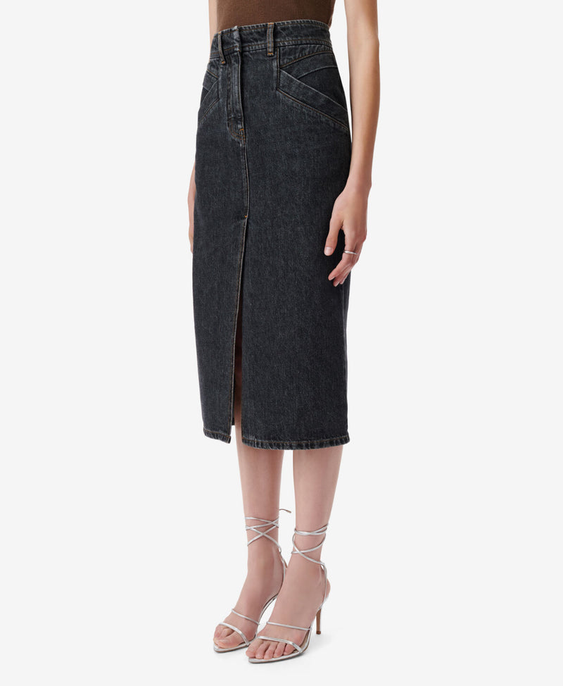 IRO Clarysse Skirt - Black Stone